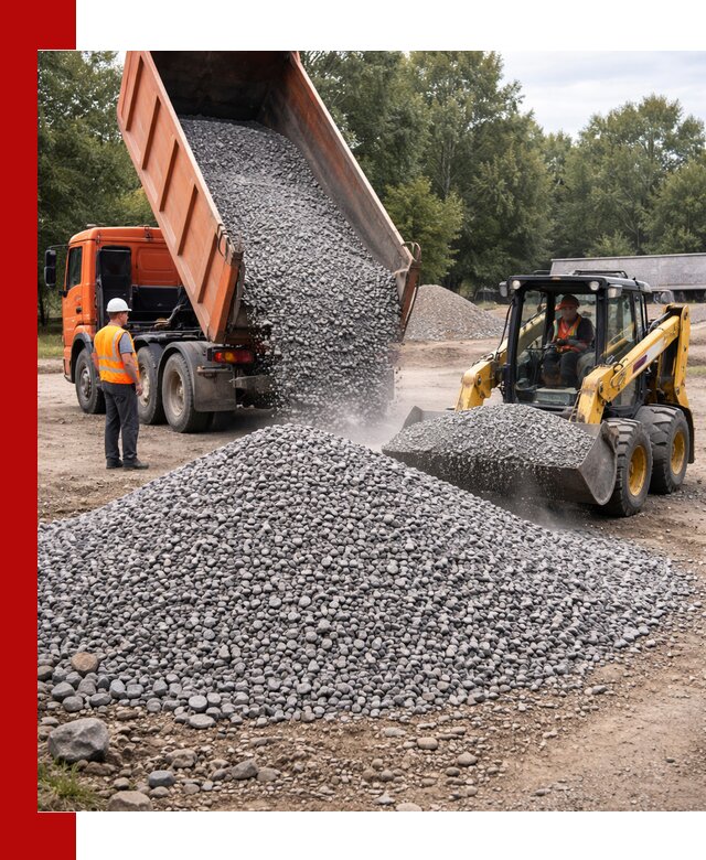 Купить гранитный щебень фракции 5–10 в Елизове с доставкой
