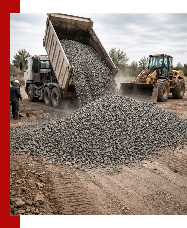 Гранитный щебень фракция 10-20 с доставкой в Елизове