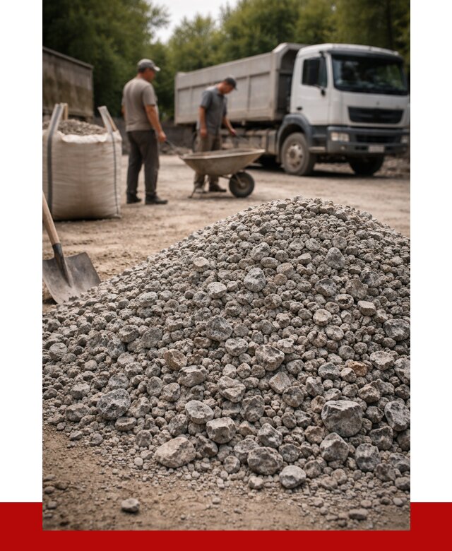 Гранитный щебень фракция 20-40 в Елизове от 3241 руб. ПРОНЕРУДЛзв