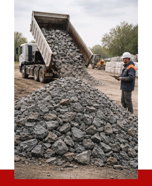 Гранитный щебень фракция 100-200 в Елизове от 4254 р. ПРОНЕРУДЛзв