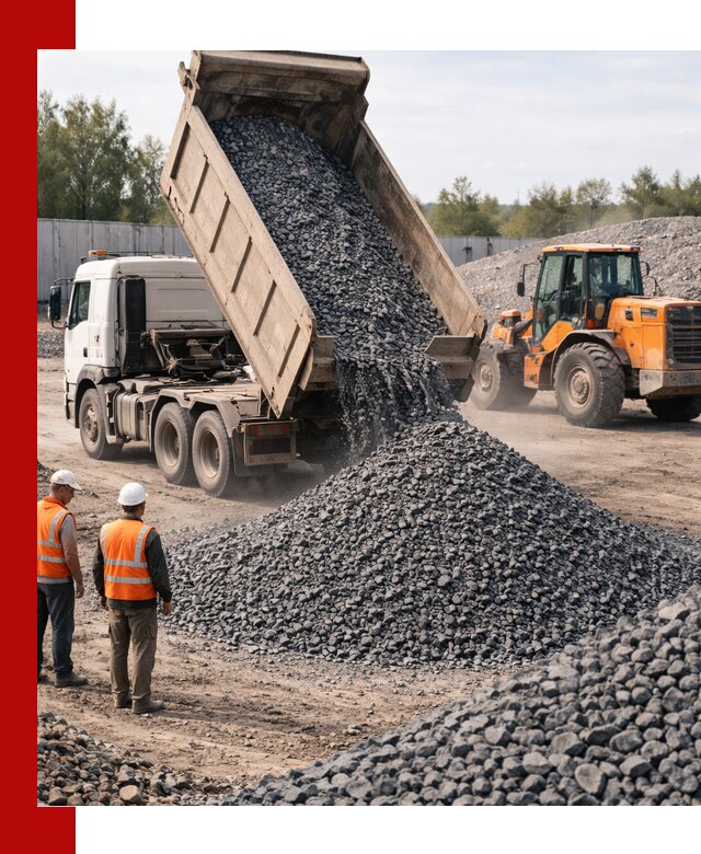 Доставка и продажа щебня габбро-диабаза в Елизове