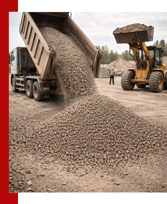 Гравийный щебень фракция 3–10 с доставкой в Елизове
