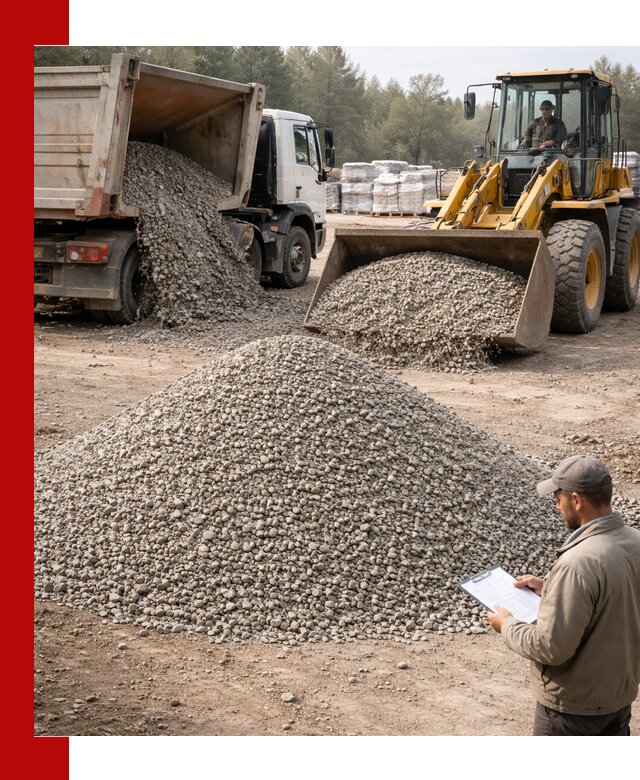 Гравийный щебень фракция 5–10 с доставкой в Елизове