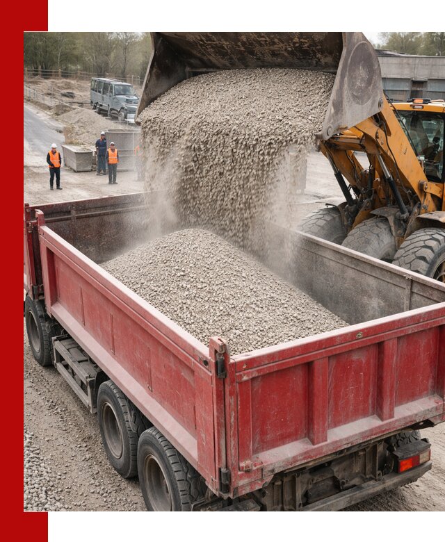 Купить известняковый щебень фракции 0-5 с доставкой в Елизове