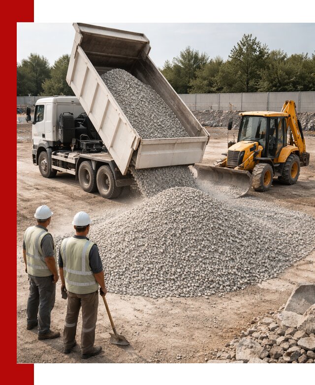 Купить известняковый щебень фракции 5–10 мм с доставкой в Елизове