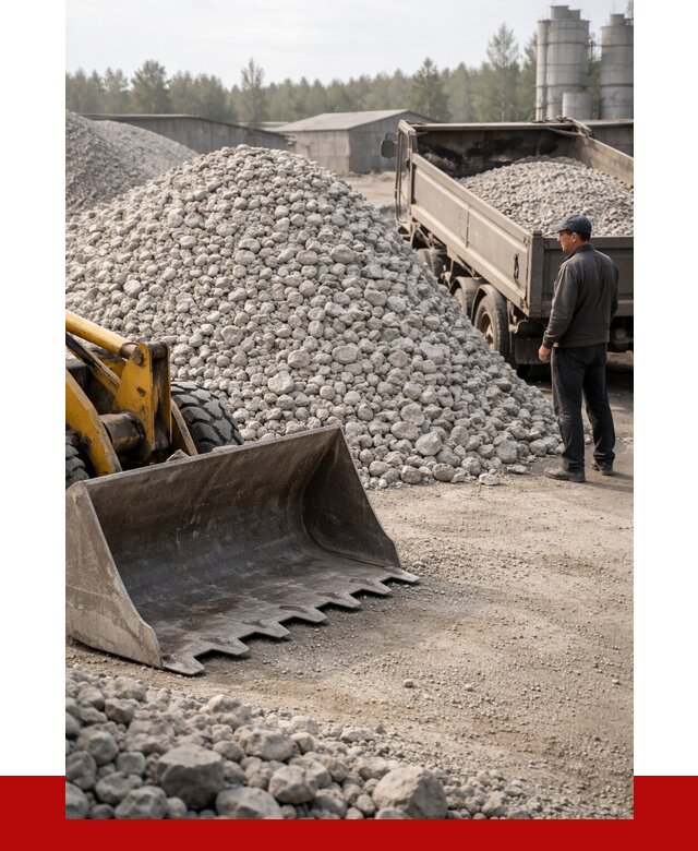 Известняковый щебень фракция 40-70 в Елизове от 4254 р. | ПРОНЕРУДЛзв