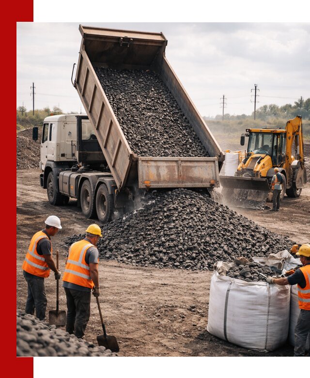 Шлаковый щебень фракция 40-70 с доставкой в Елизове