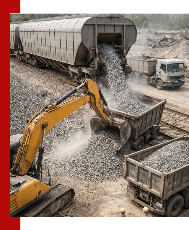 Доставка железнодорожного щебня в Елизове крупными партиями быстрого отгруза