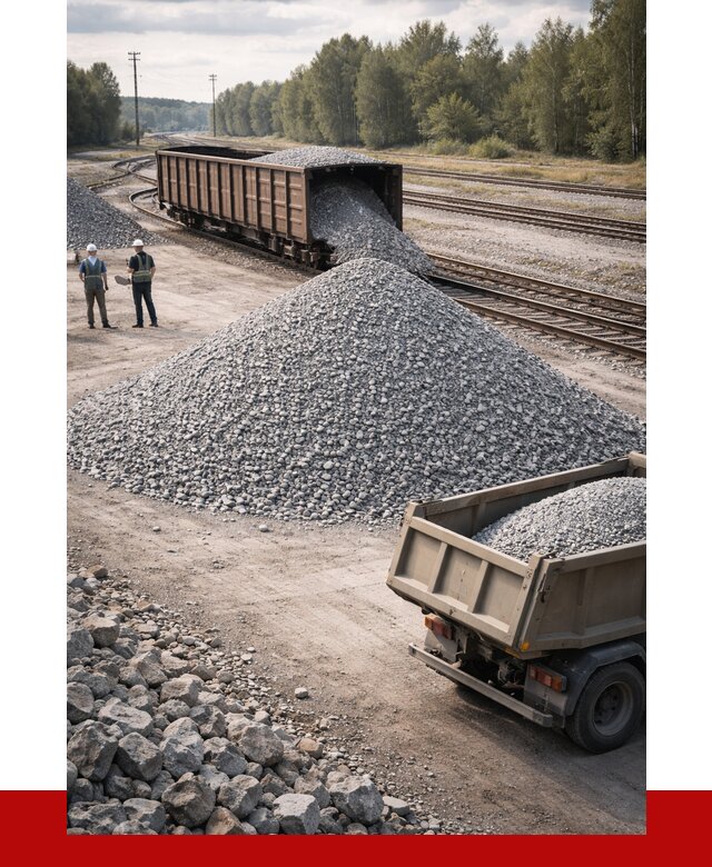 Железнодорожный щебень 20-60 в Елизове от 1722 р. | ПРОНЕРУДЛзв