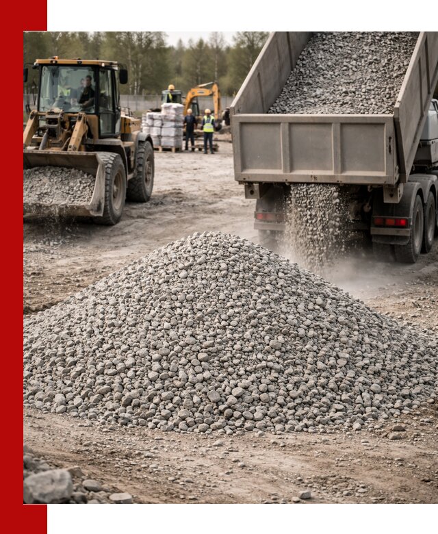 Вторичный щебень фракции 5-20 в Елизове — доставка и продажа крупнотоннажно