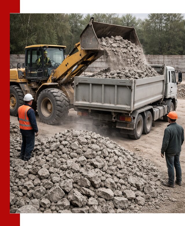 Вторичный щебень фракция 70–150 в Елизове с доставкой