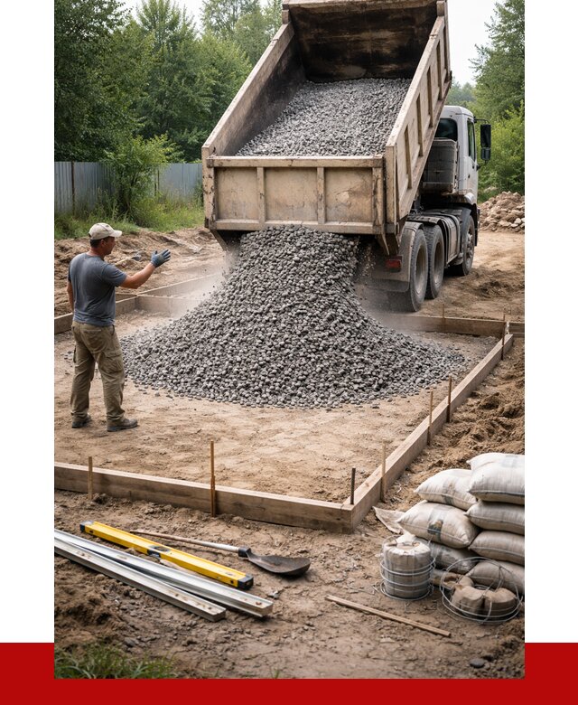 Купить щебень для фундамента в Елизове от 4558 р. | ПРОНЕРУДЛзв