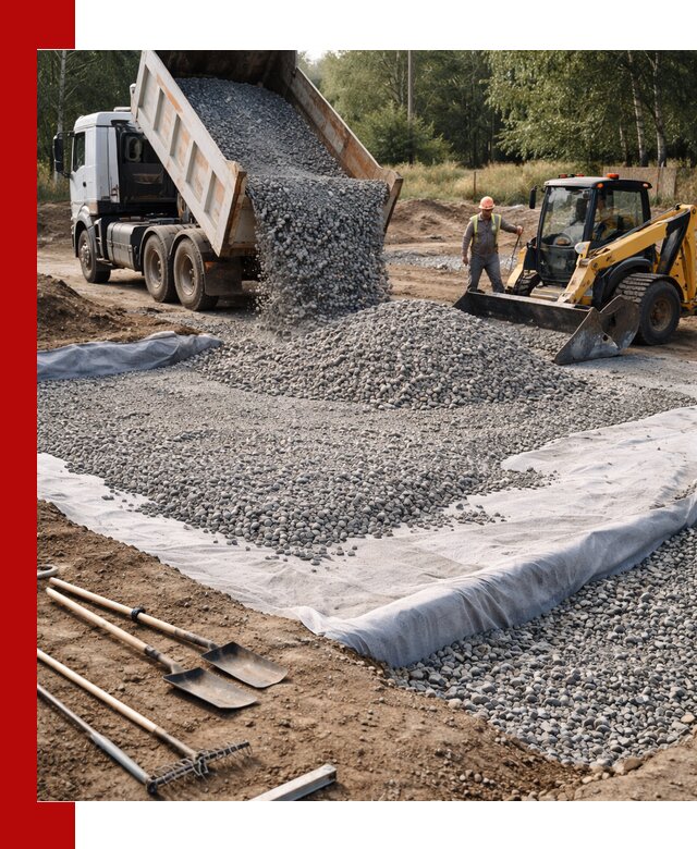 Щебень для фундамента с доставкой в Елизове