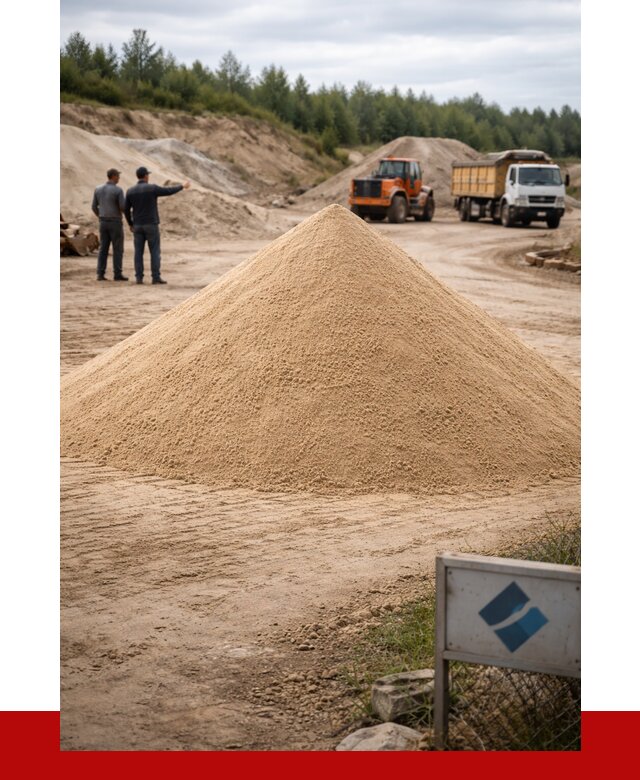 Карьерный песок навалом в Елизове от 1823 р. | ПРОНЕРУДЛзв