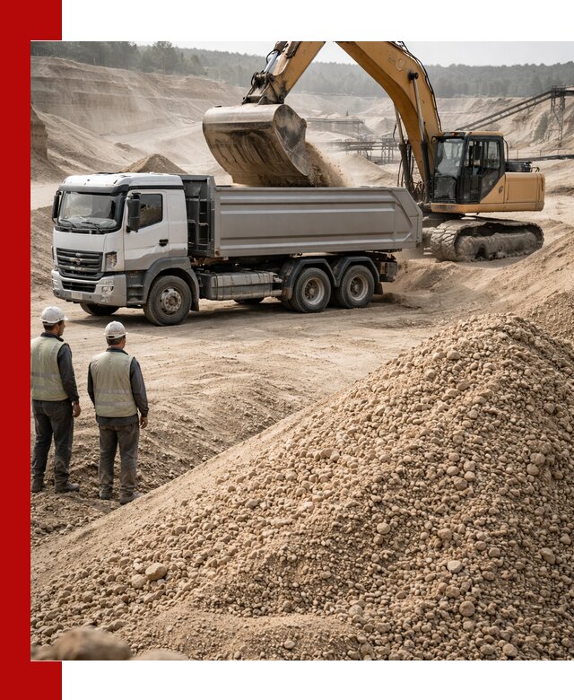 Карьерный крупнозернистый песок с доставкой в Елизове