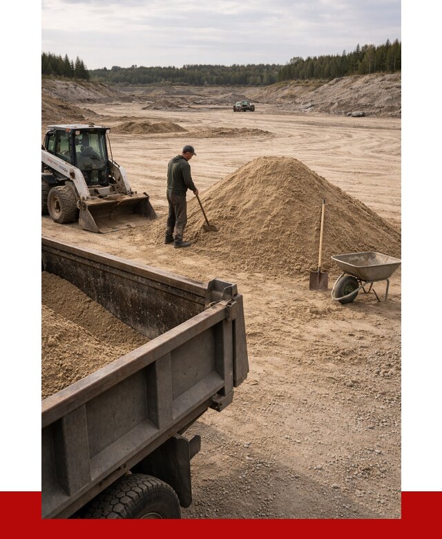 Карьерный песок среднезернистый в Елизове, от 2228 р. ПРОНЕРУДЛзв