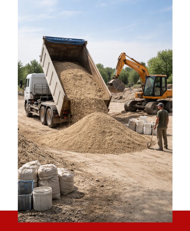 Купить речной песок в Елизове от 1215 р. за куб | ПРОНЕРУДЛзв