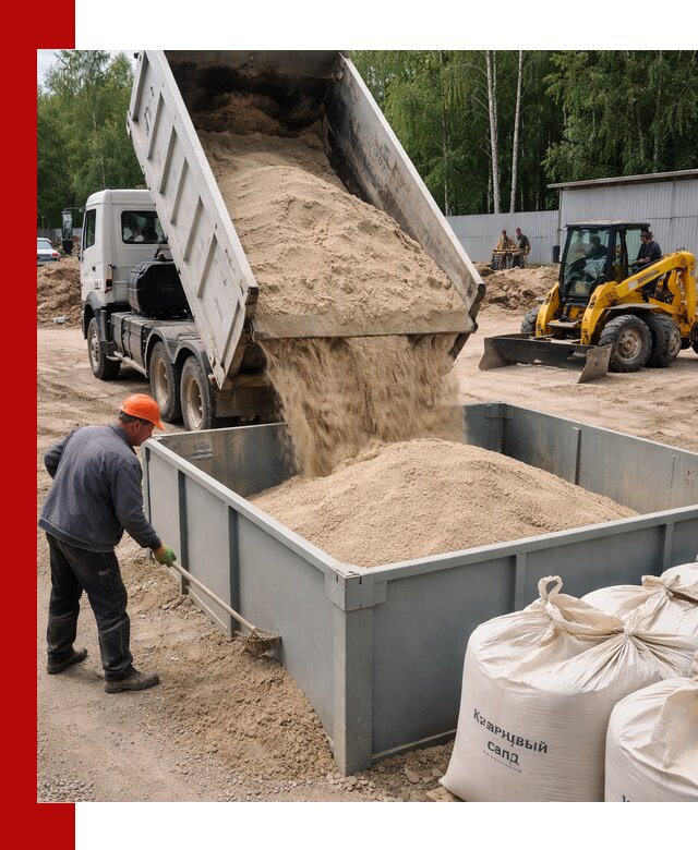 Кварцевый песок для фильтра в Елизове — доставка и качество