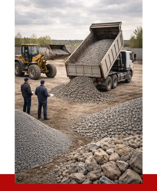 Гравий и камень с доставкой в Елизове от 4254 р. - ПРОНЕРУДЛзв