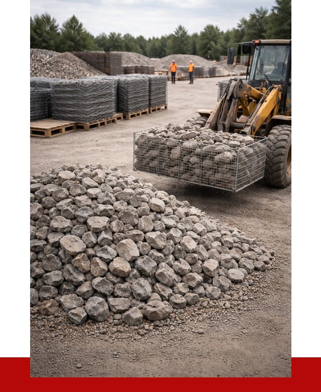 Камень для габионов фракция 70-150 в Елизове от 4254 р. | ПРОНЕРУДЛзв