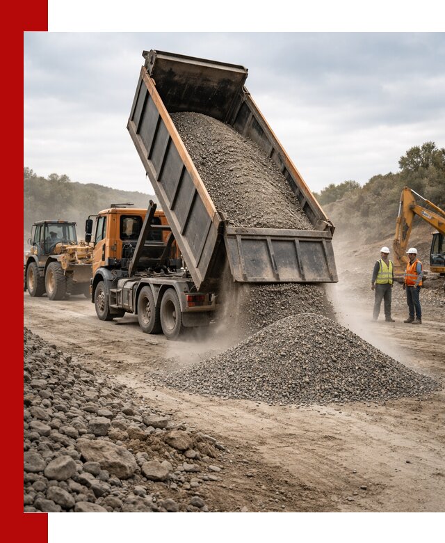 Щебёночно-песчаная смесь ЩПС С1 с доставкой в Елизове