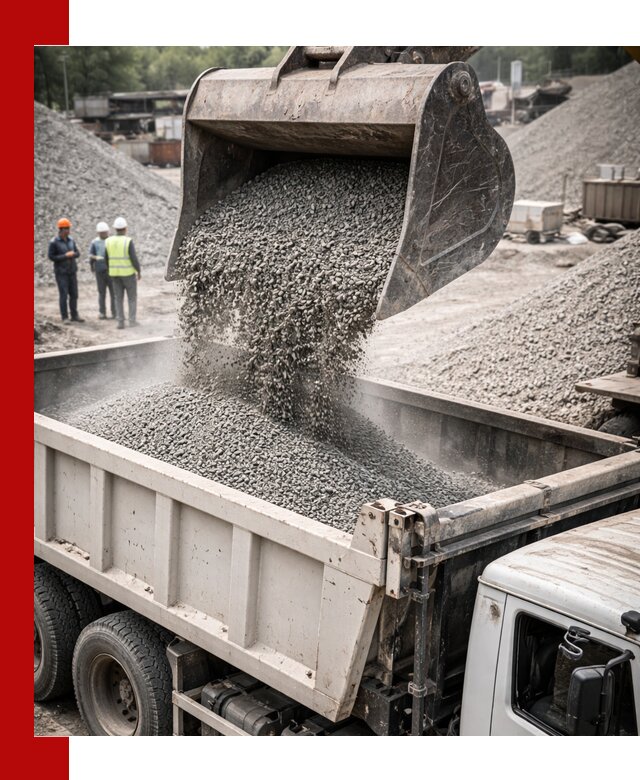 Отсев и крошка для строительства и дорожных работ в Елизове