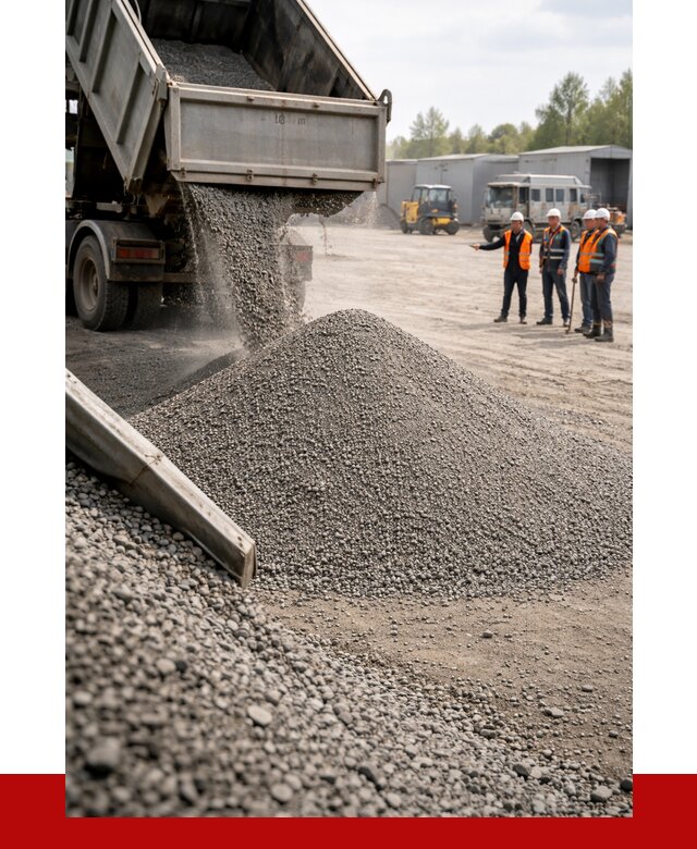 Гравийный отсев 0-5 в Елизове от 1215 р. с доставкой | ПРОНЕРУДЛзв