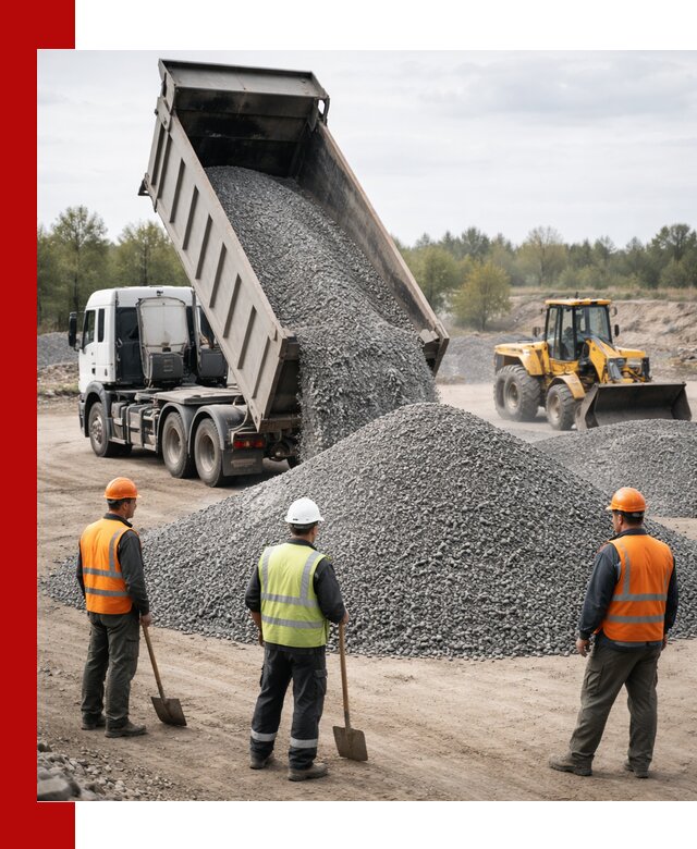 Доставка и продажа гранитной крошки в Елизове