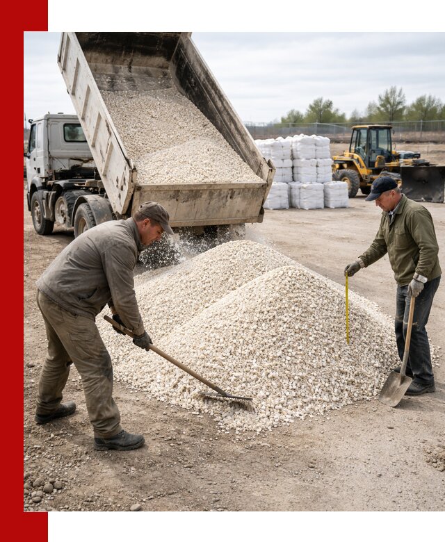 Мраморная крошка с доставкой и разгрузкой в Елизове