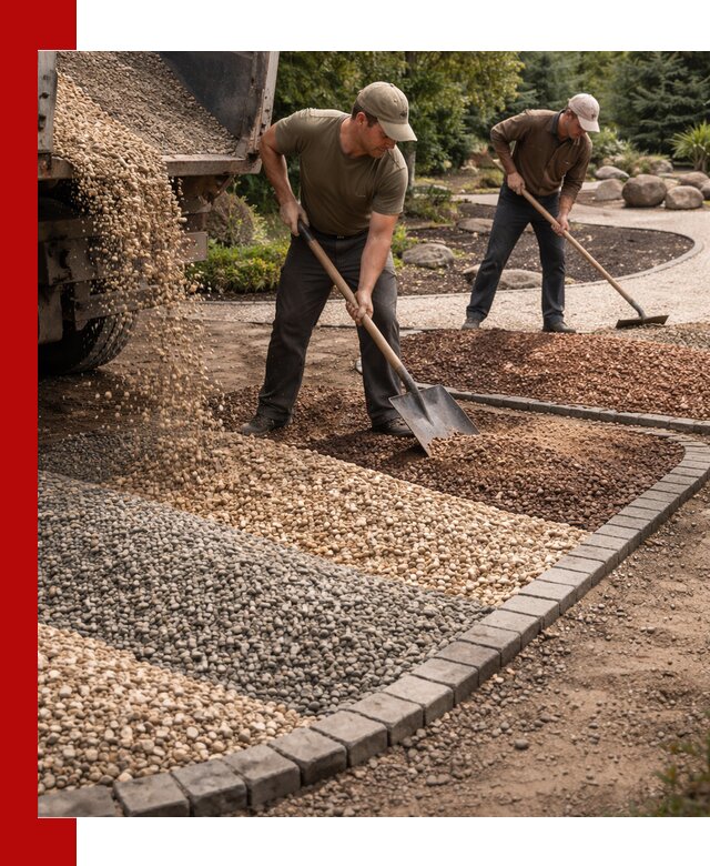 Декоративная крошка для ландшафта в Елизове — продажа и доставка