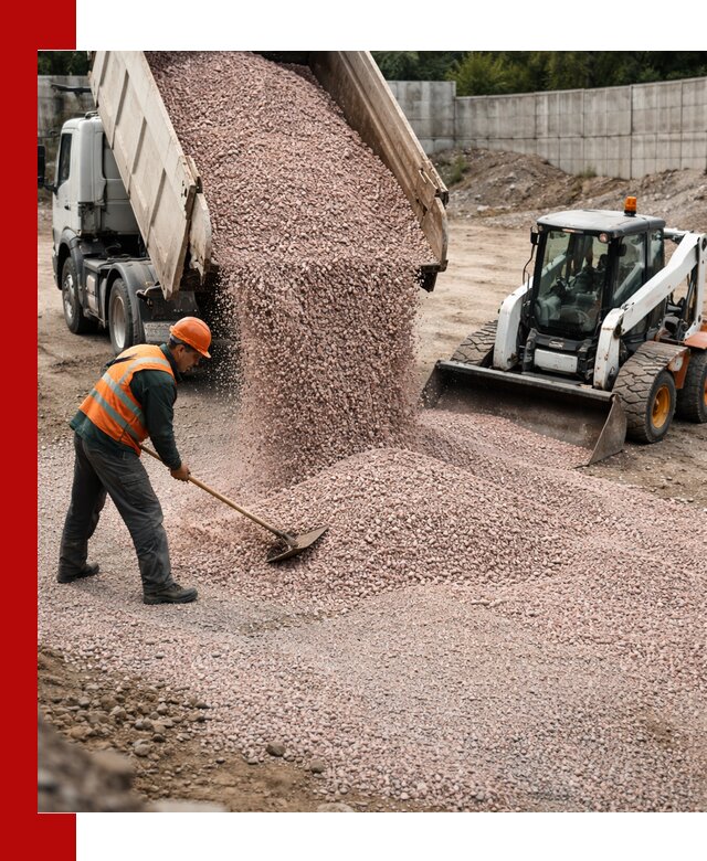 Крошка розовый гранит с доставкой в Елизове от производителя