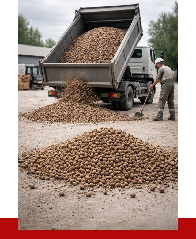 Керамзит с доставкой в Елизове от 4254 р. за м3 | ПРОНЕРУДЛзв