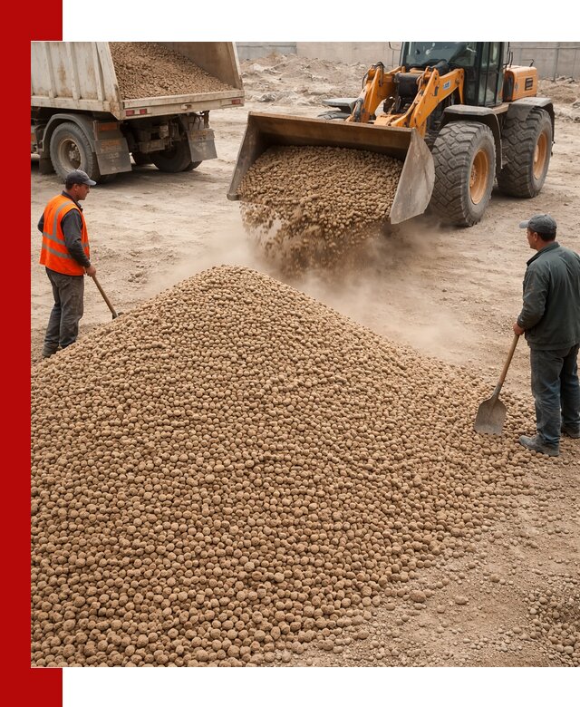 Керамзит фракция 10-20 с доставкой в Елизове