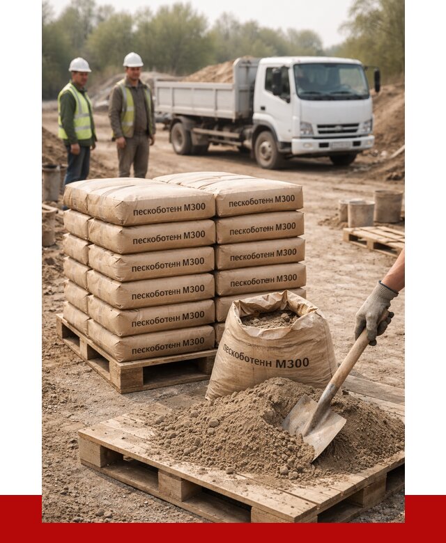 Пескобетон М300 в Елизове с доставкой от 4710 р. за куб | ПРОНЕРУДЛзв