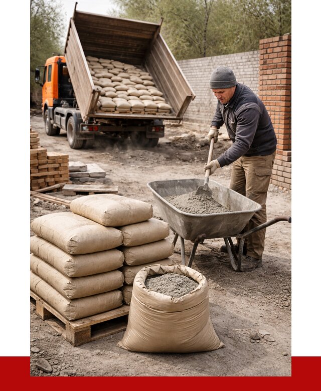 Купить сухую смесь для кладки в Елизове от 1215 р. | ПРОНЕРУДЛзв