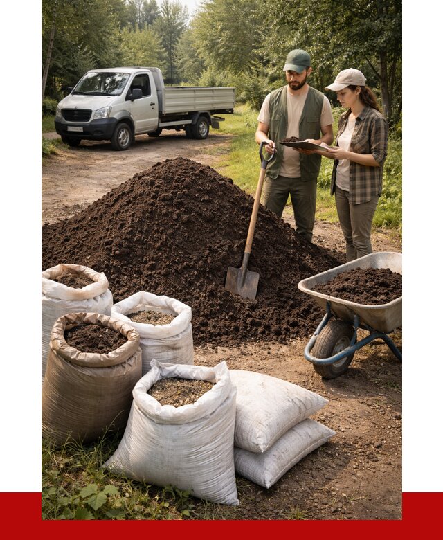 Купить грунт с доставкой в Елизове от 4558 р. за м3 | ПРОНЕРУДЛзв