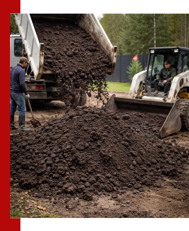 Плодородный грунт с доставкой в Елизове для садов и огородов