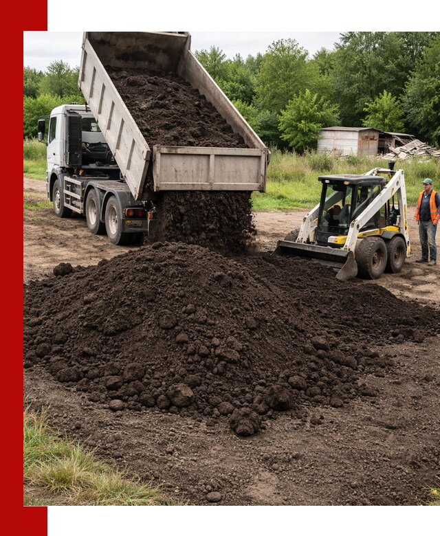 Поставка плодородной земли с доставкой самосвалом в Елизове