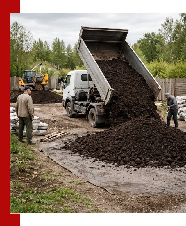 Доставка качественного почвогрунта в Елизове оптом и в розницу