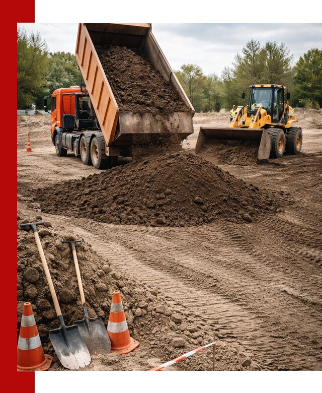 Поставка и доставка планировочного грунта в Елизове