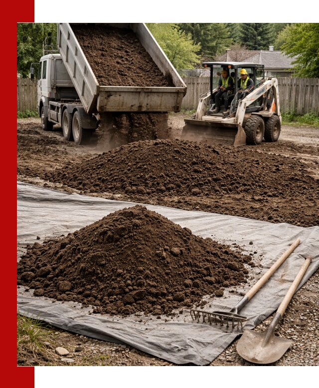 Грунт для отсыпки участка с доставкой в Елизове