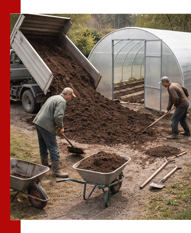 Грунт для теплицы с доставкой в Елизове — плодородный субстрат под растения