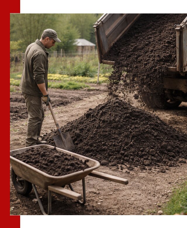 Доставка качественной земли для огорода в Елизове