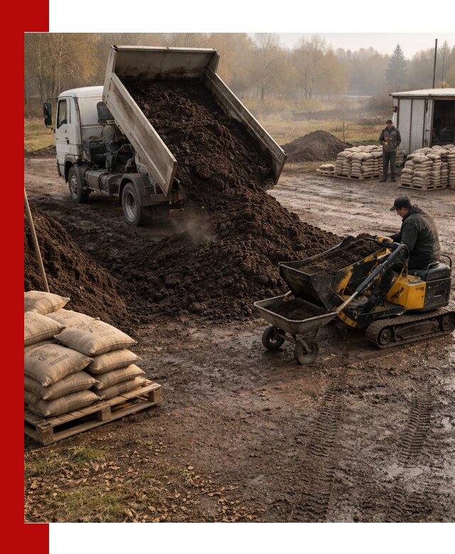 Кислый торф в доставке по выгодным ценам в Елизове