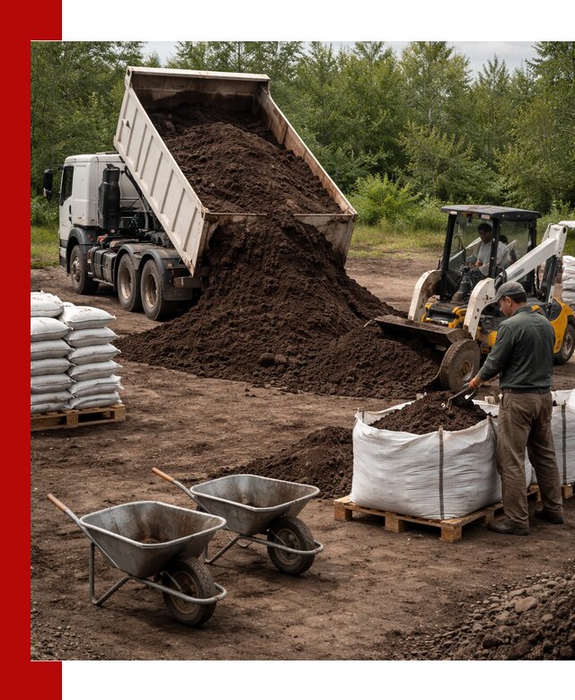 Доставка и продажа торфогрунта в Елизове оптом и в розницу