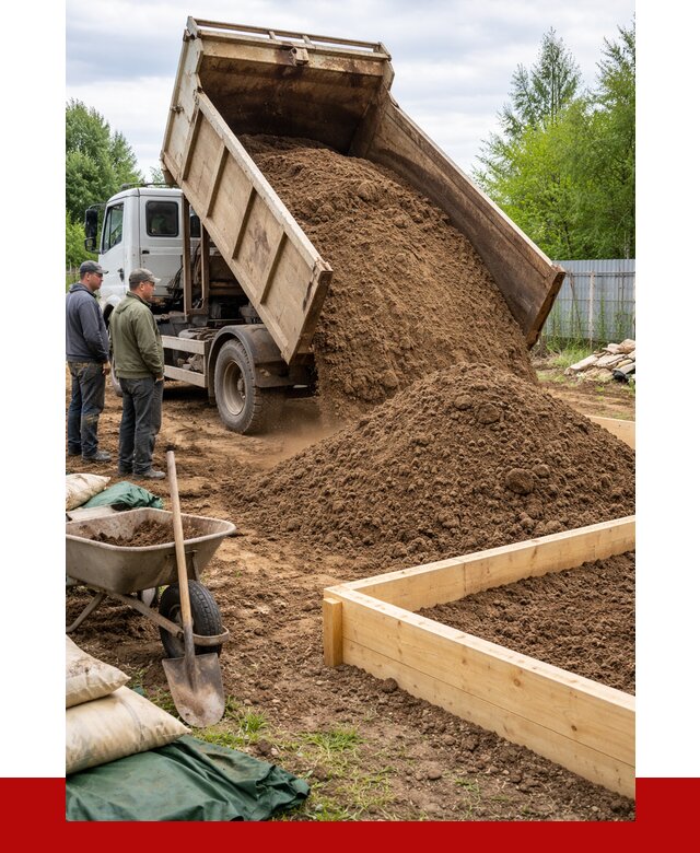 Торфо песчаная смесь в Елизове с доставкой от 1874 р. | ПРОНЕРУДЛзв