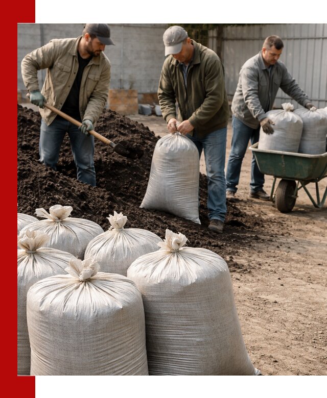 Купить чернозем в мешках с доставкой в Елизове