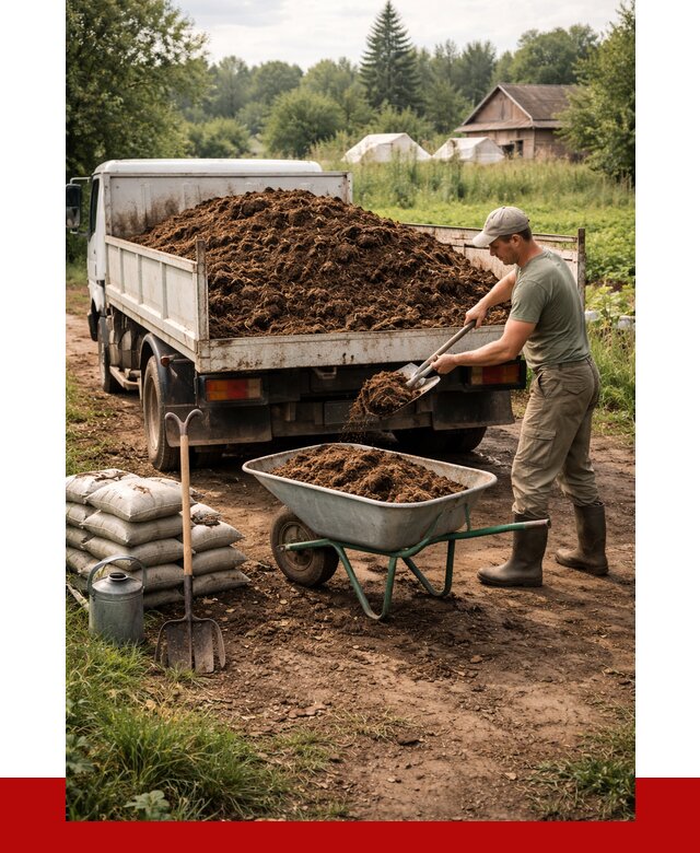 Купить коровий навоз с доставкой в Елизове от 1823 р. | ПРОНЕРУДЛзв