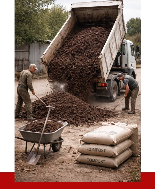 Купить компост в Елизове от 4254 р. за куб с доставкой | ПРОНЕРУДЛзв