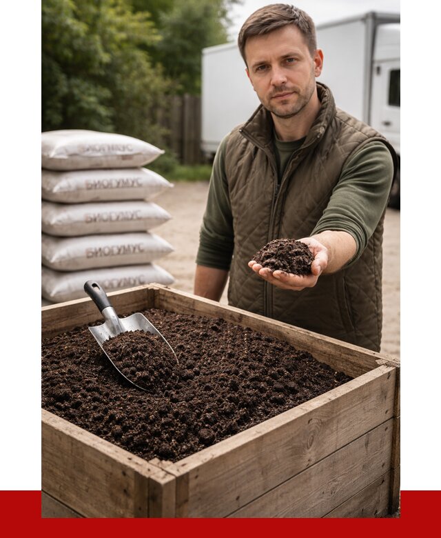 Купить биогумус в Елизове с доставкой от 8609 р. за куб | ПРОНЕРУДЛзв